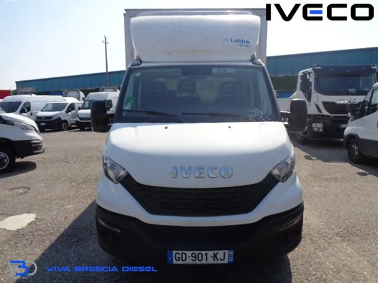 Iveco Daily 35C16 BOX+SPONDA Wit - 2