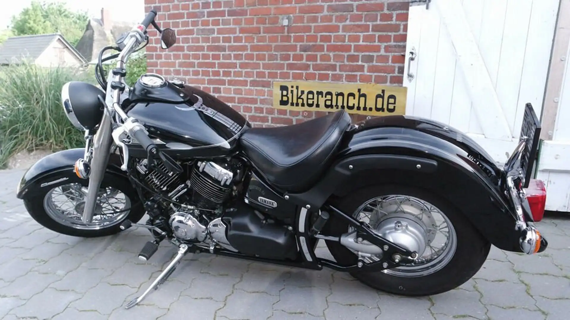 Yamaha XVS 650 Classic Black Oldskool-Umbau, Service neu, 1. Hand Schwarz - 2