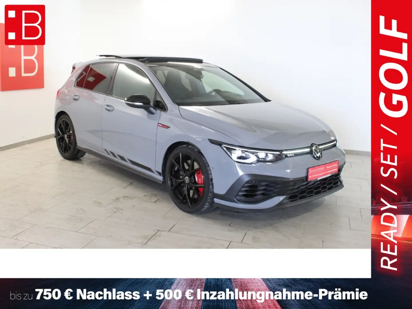 Volkswagen Golf GTI 8 2.0 TSI DSG Clubsport Black Style 19 PANO HuD H/ Grau - 1