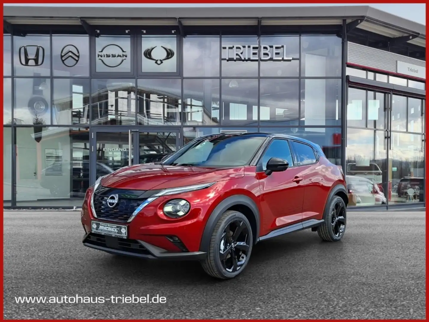 Nissan Juke Tekna 1.6 HYBRID °LED°Navi°RFK°SHZ°BF° Rot - 1