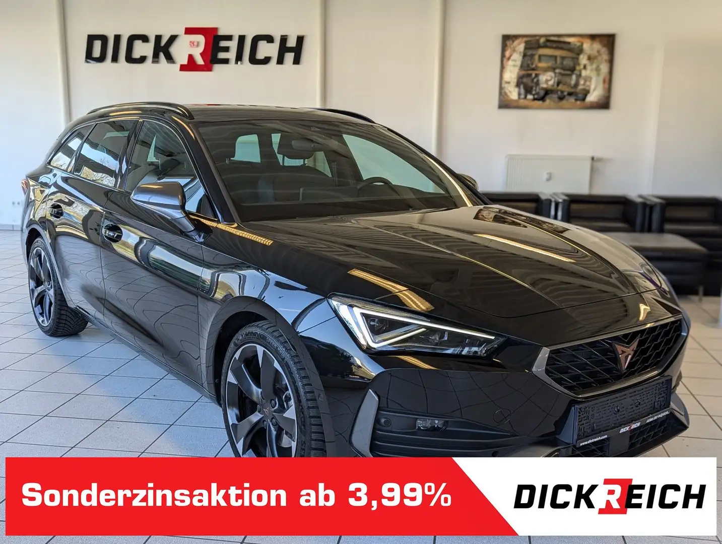 CUPRA Leon 1.5eTSI DSG Matrix Cam Vision+ el. Heck AHK Černá - 1