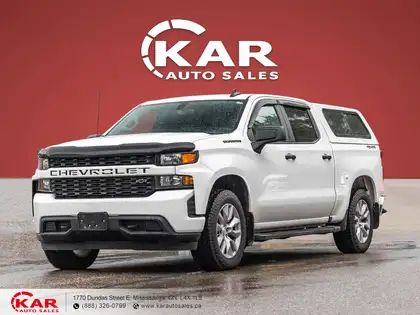White 2021 Chevrolet Silverado 1500 Pickup Truck Four-Wheel Drive Automatic