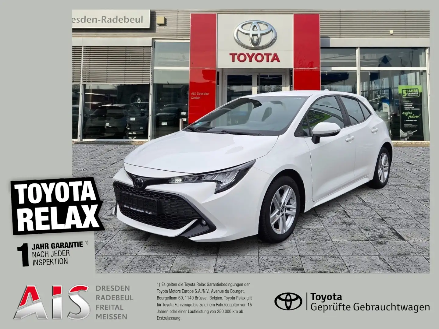 Toyota Corolla 1.2T Comfort ACC+SHZ+Kamera Blanc - 1