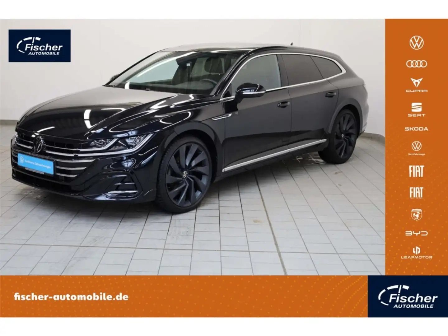 Volkswagen Arteon SB R-Line 2.0 TDI DSG Matrix/P-Dach/HUD Schwarz - 1