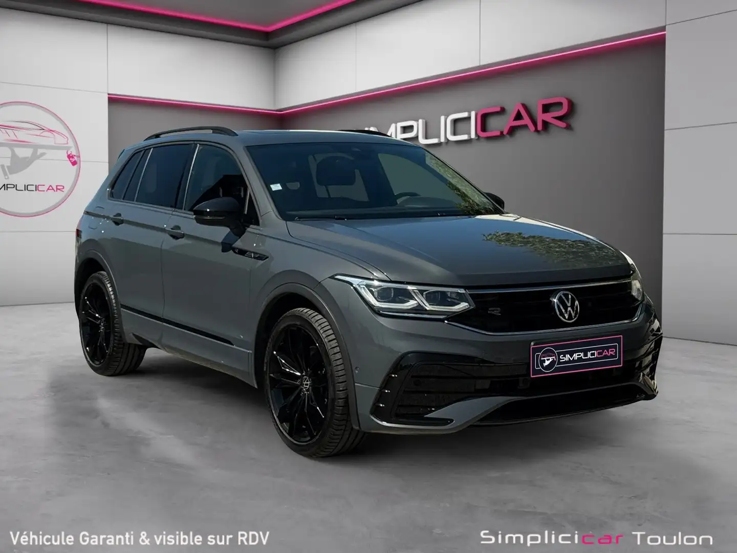 Volkswagen Tiguan Tiguan 2.0 TDI 200ch DSG7 4Motion R-Line Gris - 1