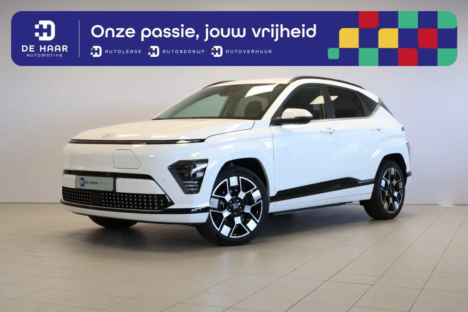 Hyundai KONA Comfort Smart 65.4 kWh - Dodehoek - Head-Up - Stoe Wit - 1