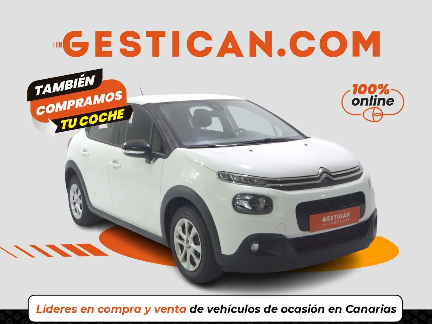 Citroen C3 PureTech 60KW (82CV) FEEL Blanco - 1