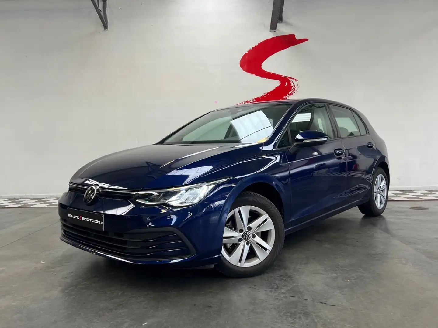 Volkswagen Golf 1.0 TSI Life Pack (1ÈRE MAIN/HTVA: 15 289€) Blauw - 1