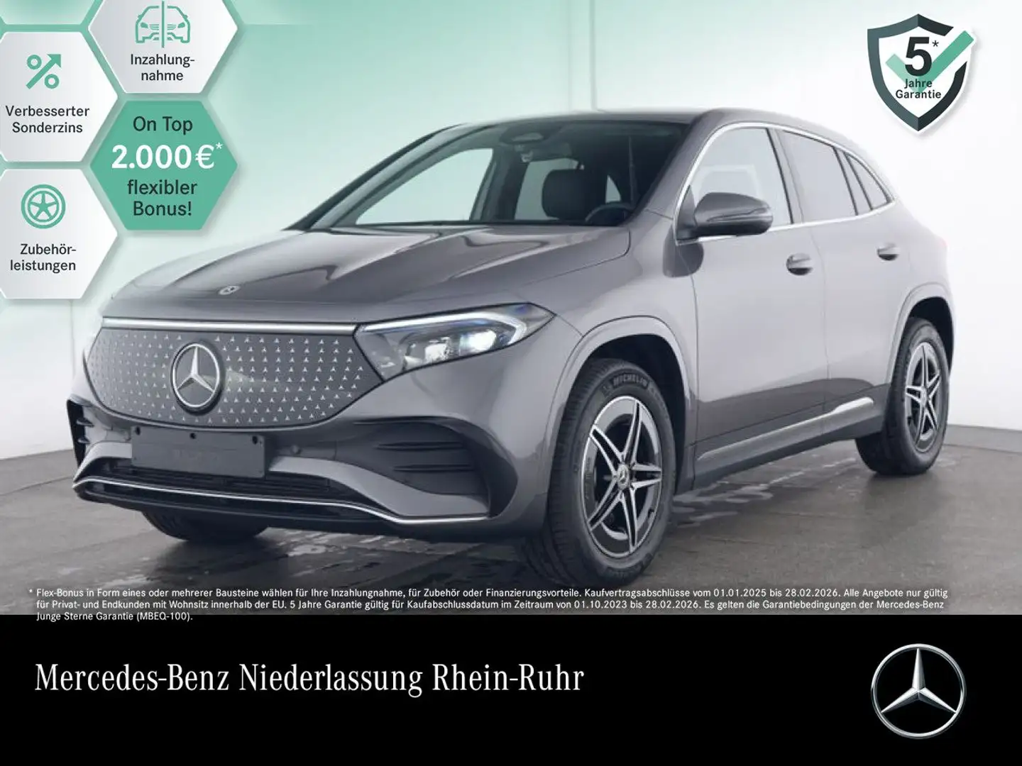 Mercedes-Benz EQA 250 AMG+ADVANCED+KAMERA+SPUR Grijs - 1