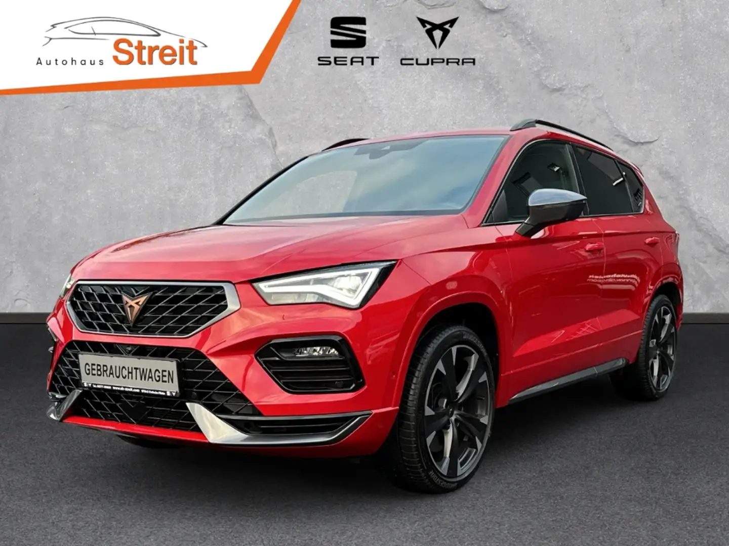 CUPRA Ateca 2,0 TSI 4Drive 7-Gang DSG AD AHK-klappbar Navi Dig Rot - 1