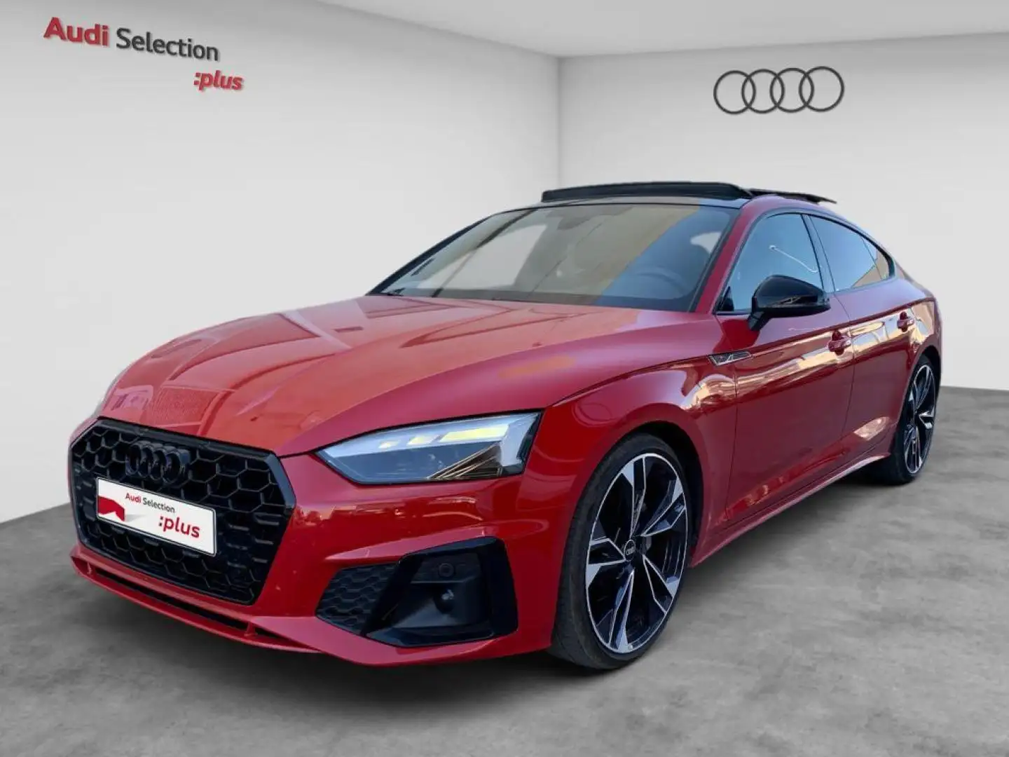 Audi A5 Sportback 40 TDI Black line S tronic Rojo - 1