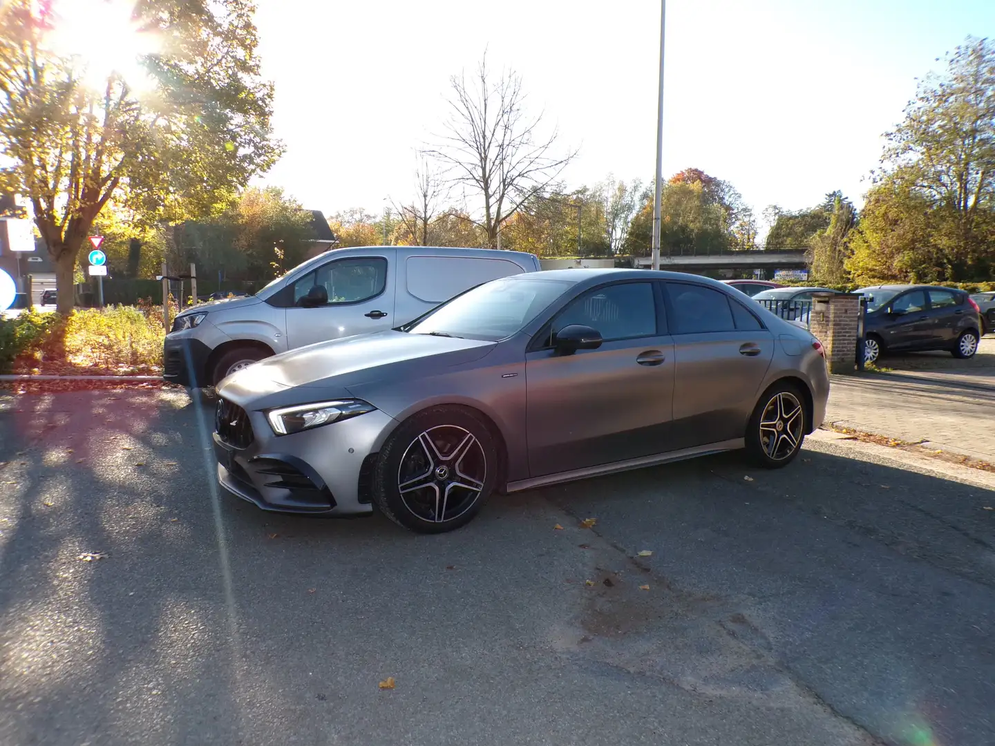 Mercedes-Benz A 180 A 180 d 8G-DCT AMG Line BERLINE 1ste eigenaar!!! Beige - 1