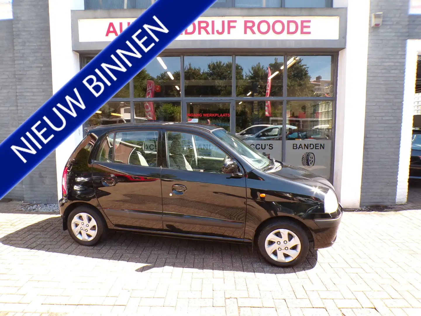 Hyundai Atos 1.1i Dynamic Cool AUTOMAAT,AIRCO,APK !!! Zwart - 1