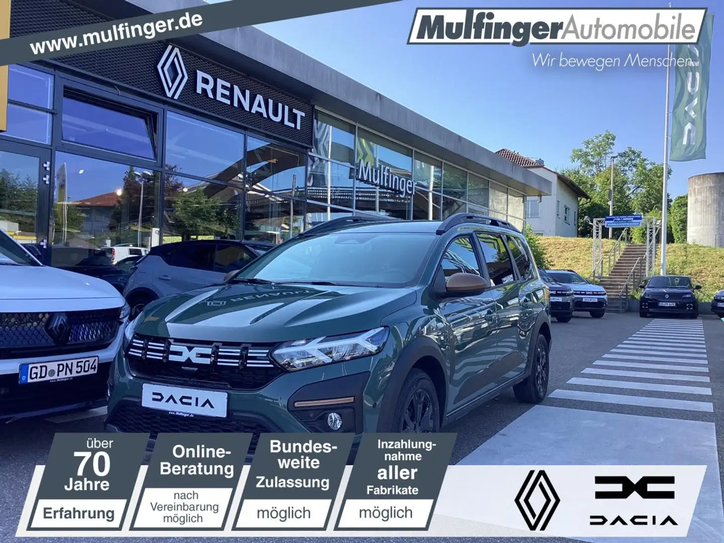 Dacia Jogger Extreme+ ECO-G 100 LED EPH SHZ Kamera Bluetooth Grijs - 1