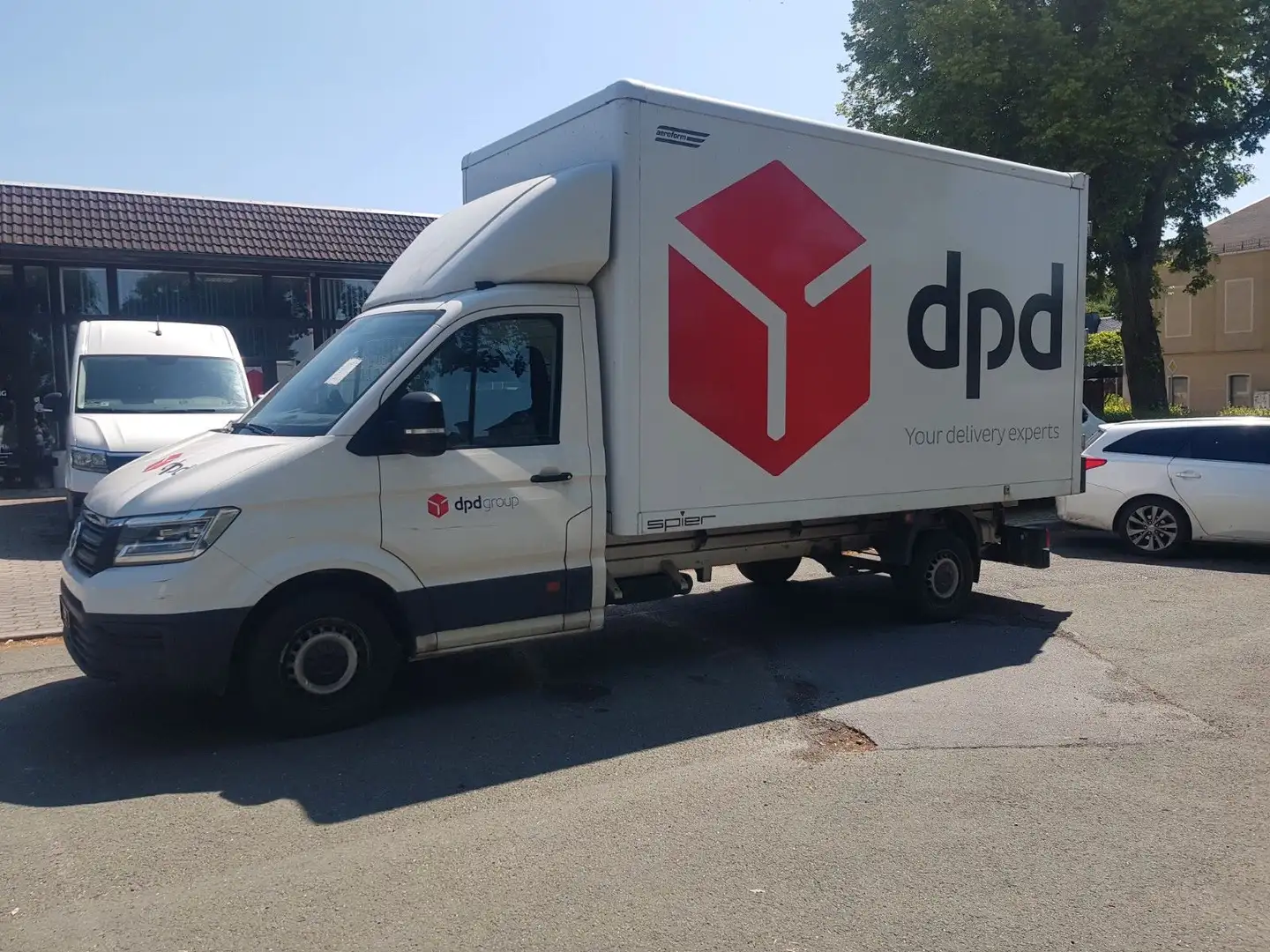 Volkswagen Crafter Koffer lang  Climatr. Navi netto 8995€ Wit - 1