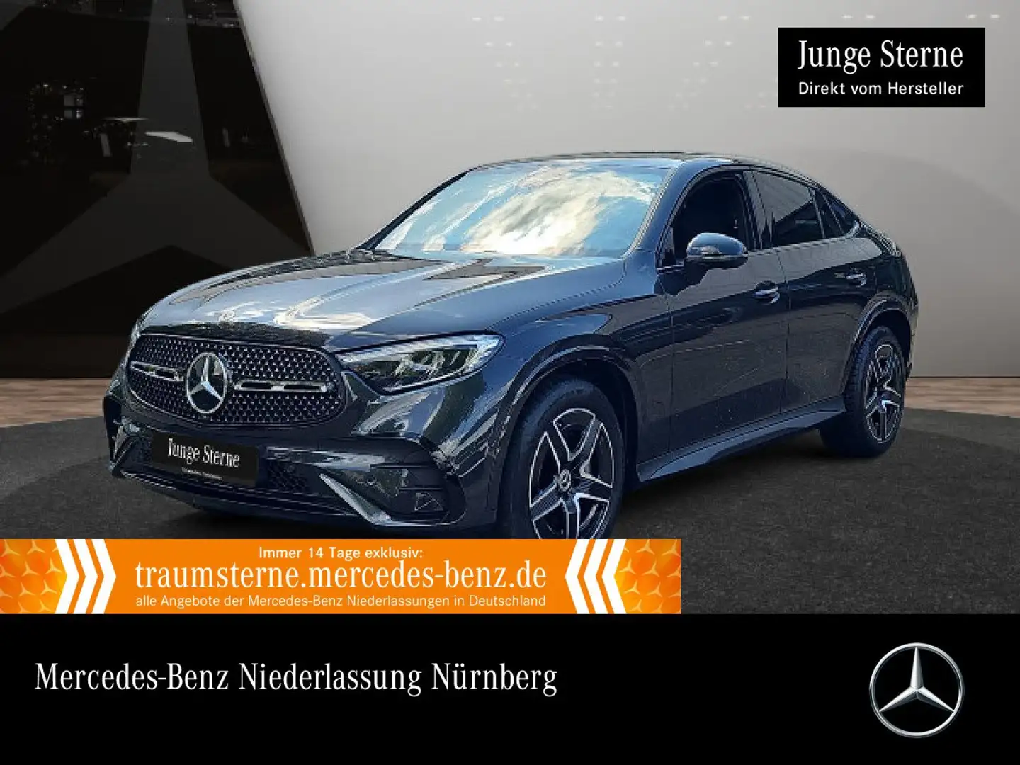 Mercedes-Benz GLC 200 4M AMG+NIGHT+PANO+LED+KAMERA+TOTW+KEYLESS Gris - 1