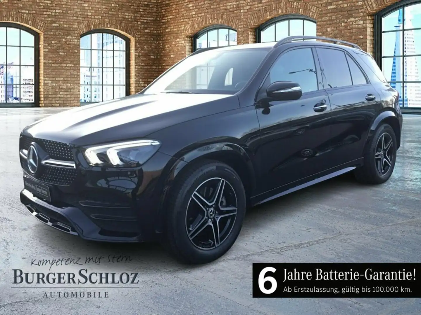 Mercedes-Benz GLE 350 de 4M AMG AUT Kam. KeyLess KlimaA LED LM Schwarz - 1