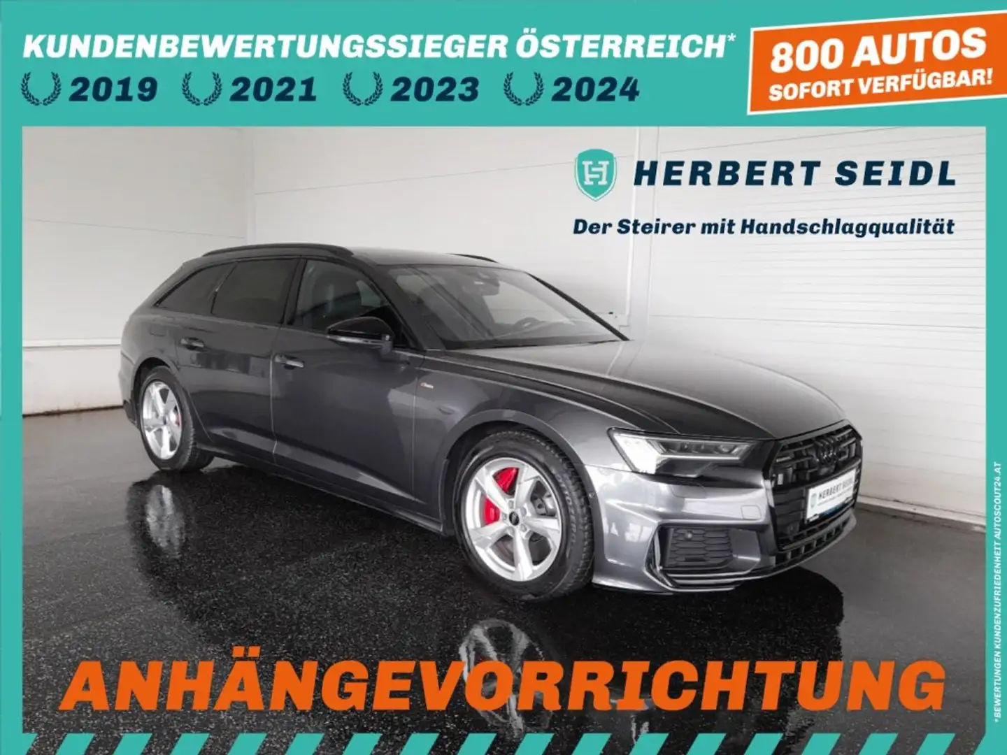 Audi A6 Avant S-LINE QUATTRO 55 TFSI e PHEV S-tr. *HD MATRIX LED / NAVI / ACC / AHV & 360° KAMERA / ASS. TOUR, STADT & PARKEN / B Grau - 1