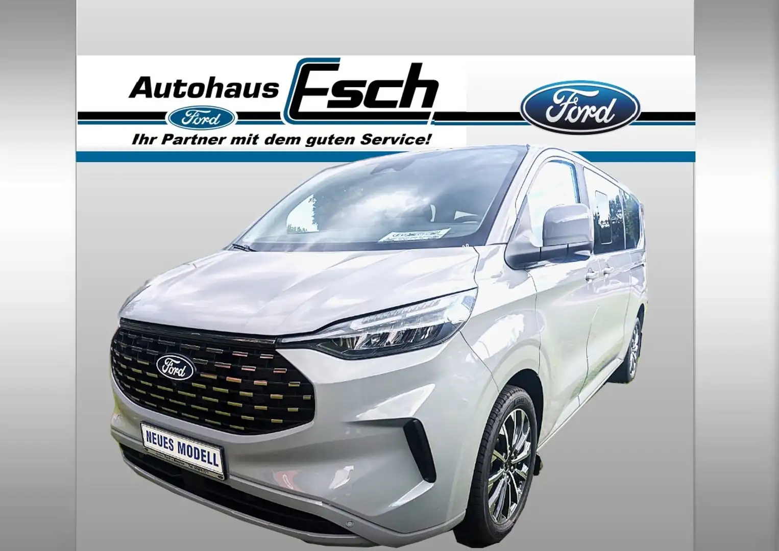 Ford Tourneo Custom 320 L2H1 VA Automatik Titanium X +360° Kamera+ Grau - 1