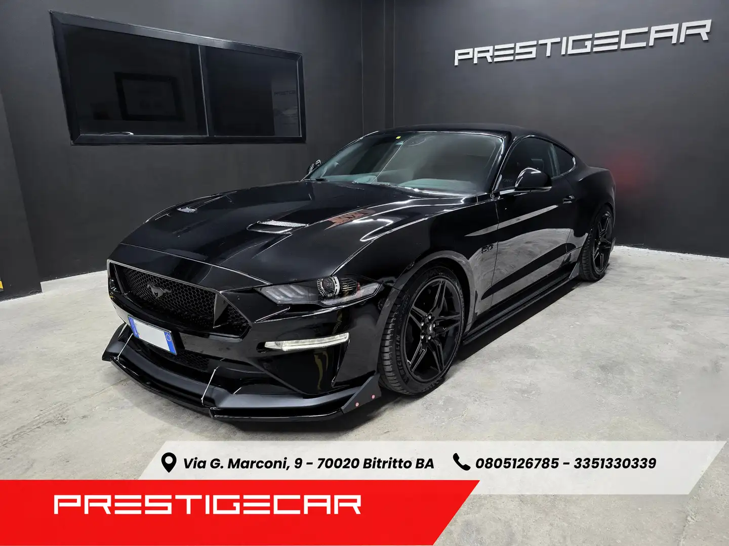 Ford Mustang MUSTANG 5.0GT PREMIUM ITALIANA Noir - 1