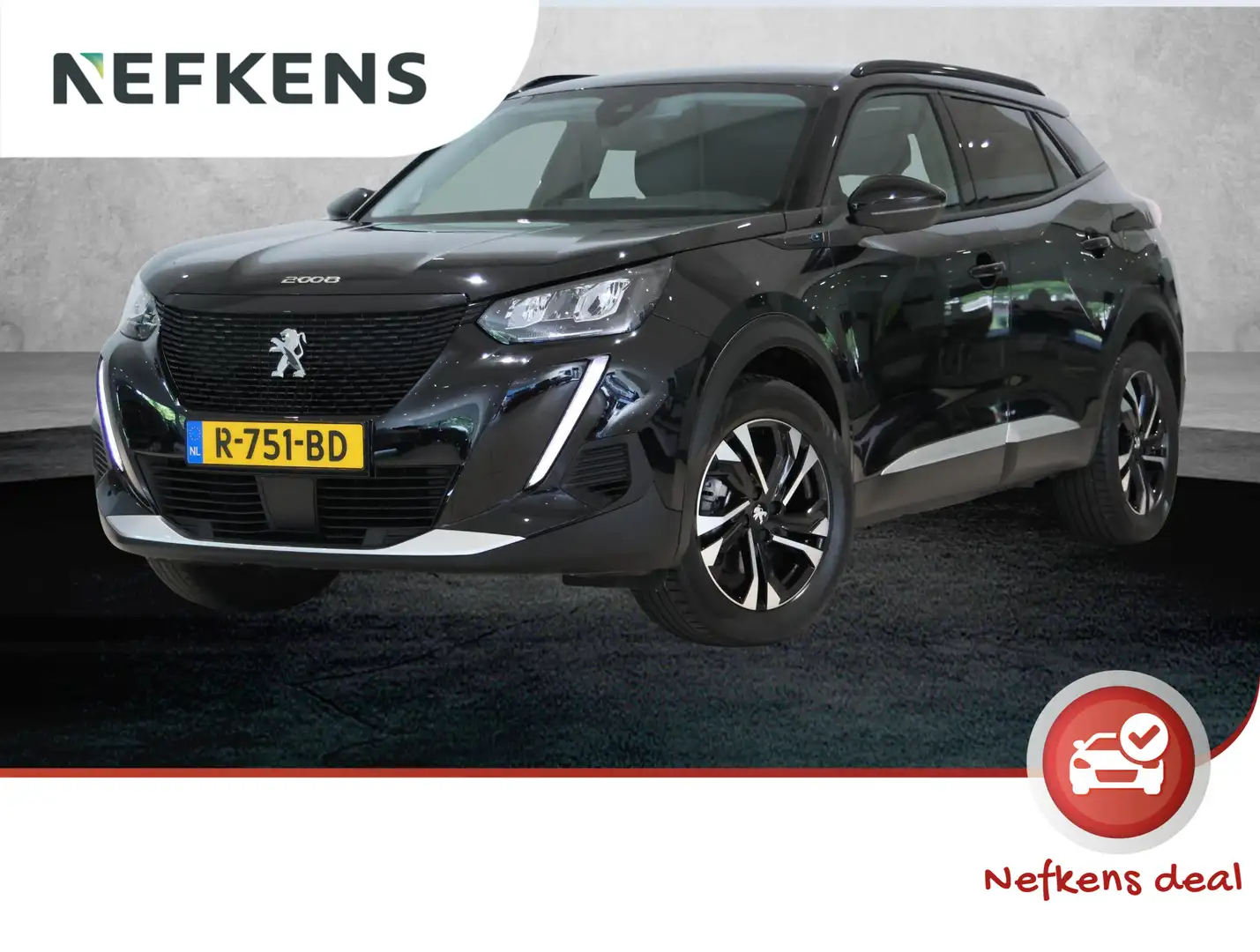 Peugeot e-2008 Allure 50kWh 136pk Automaat | 4-seizoensbanden | C Noir - 1