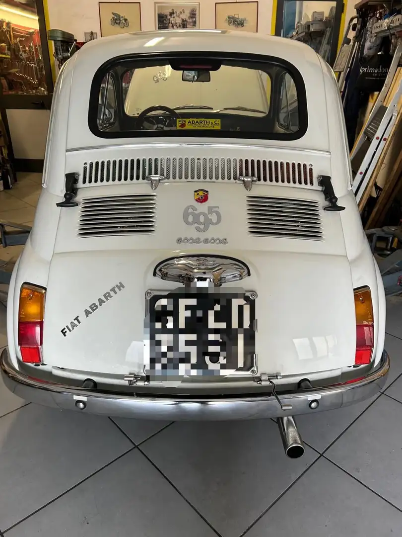 Fiat 500 Abarth White - 1
