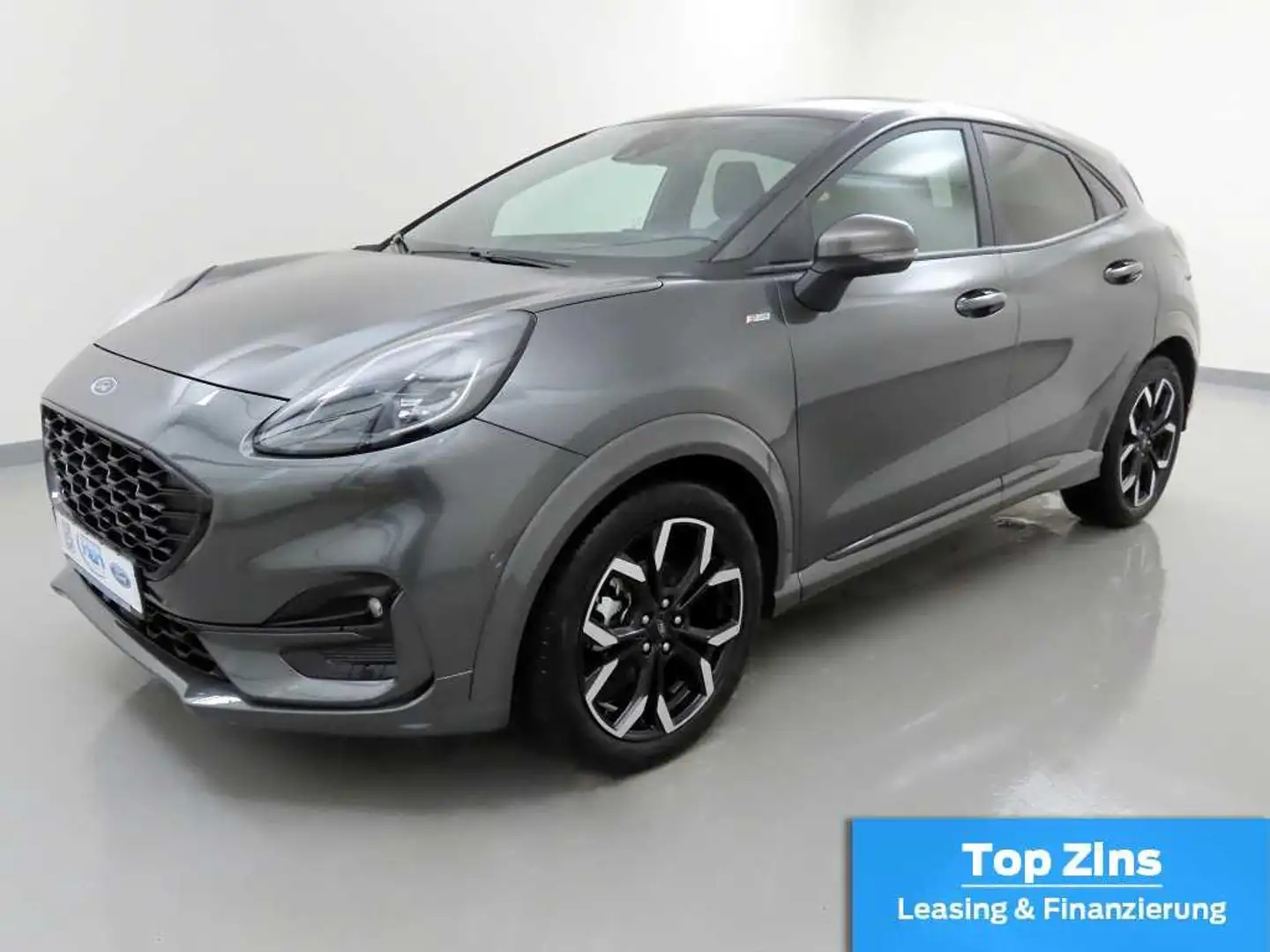 Ford Puma 1.0 M-Hybrid Aut. ST-Line X AHK+iACC Grau - 2