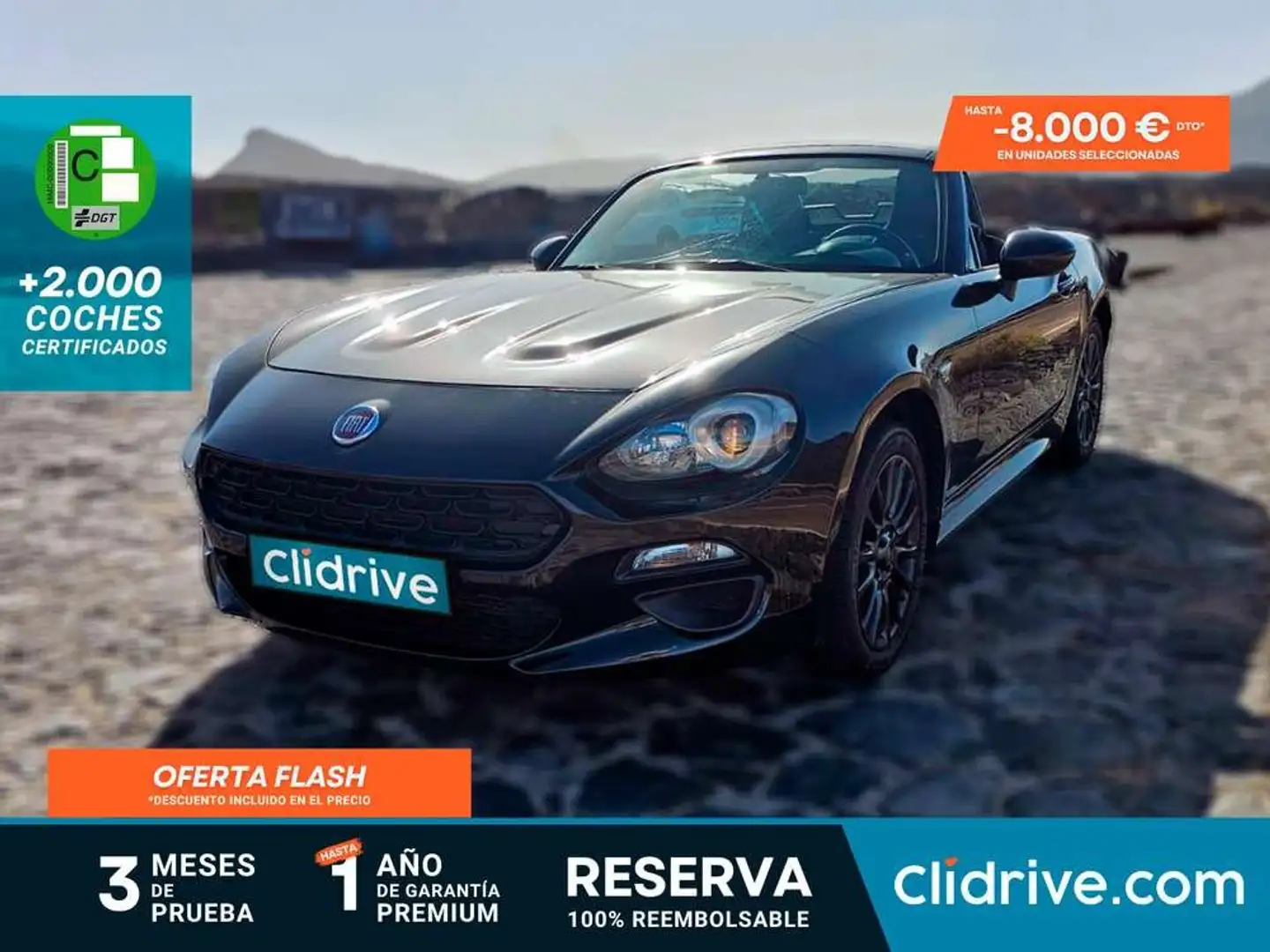 Fiat 124 Spider 103 kW (140 CV) Negro - 1
