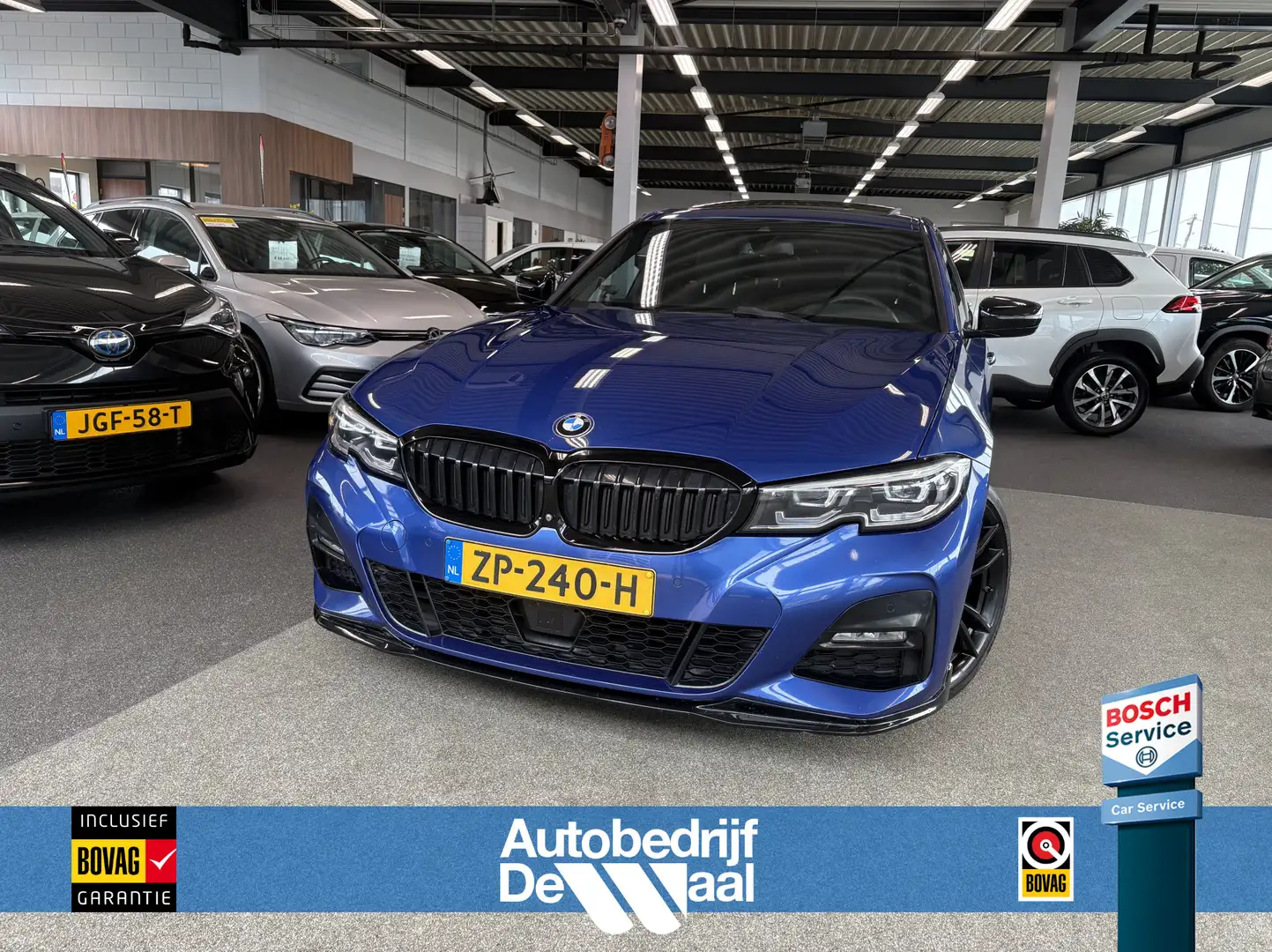 BMW 330 3-serie 330i M-Sport 260pk Automaat High Exec.Edit Bleu - 1