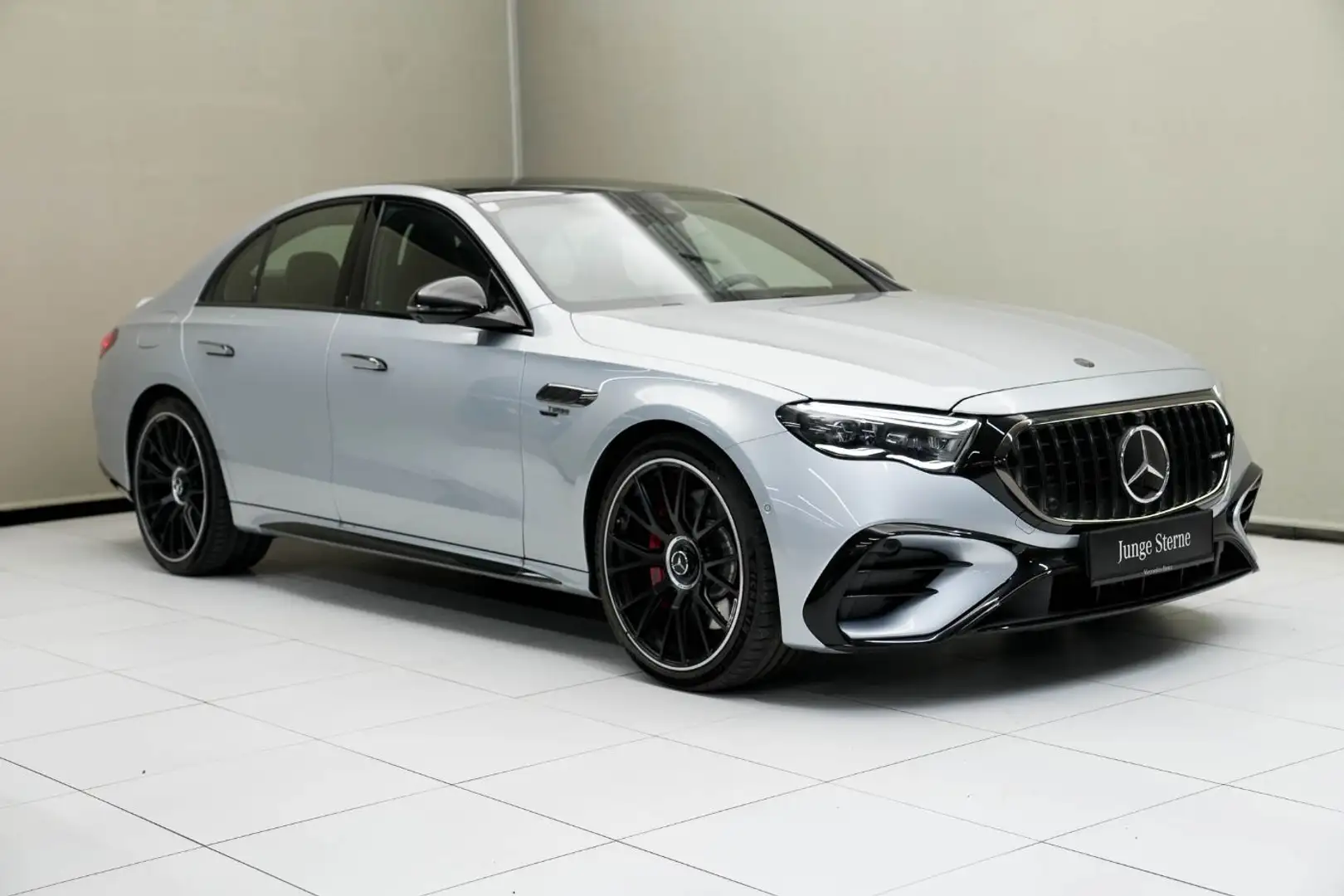Mercedes-Benz E 53 AMG Hybrid 4MATIC+ Limousine W-Paket S-Sitz Silber - 2