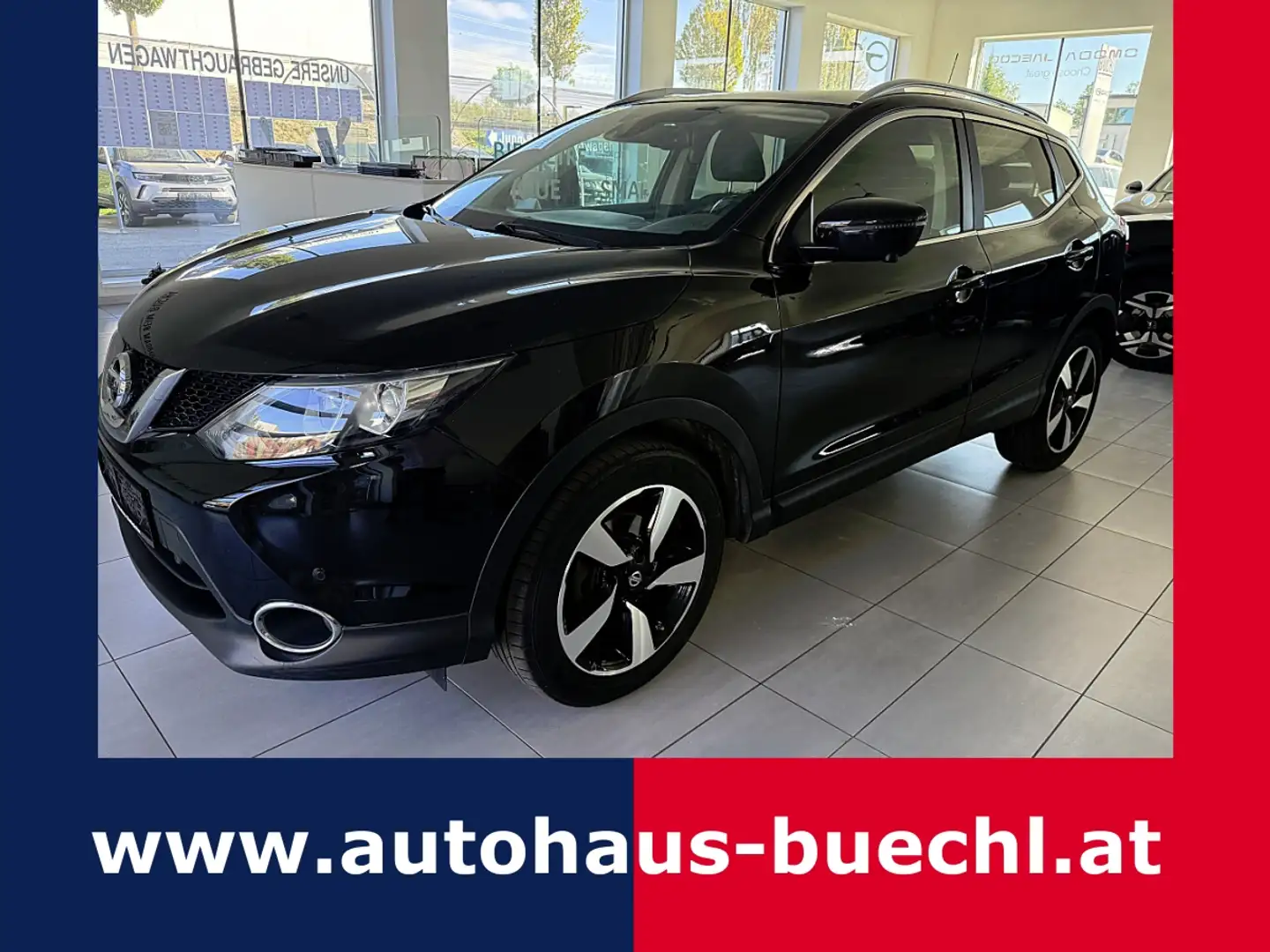 Nissan Qashqai 1,6 dCi N-Connecta Aut. Schwarz - 1