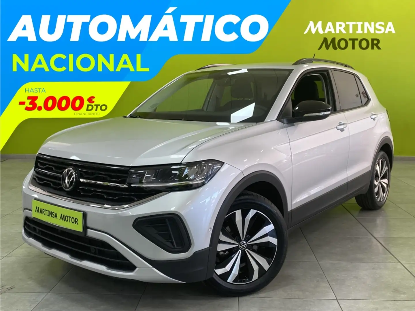 Volkswagen T-Cross 1.0 TSI Life 85kW Aut. Plateado - 1