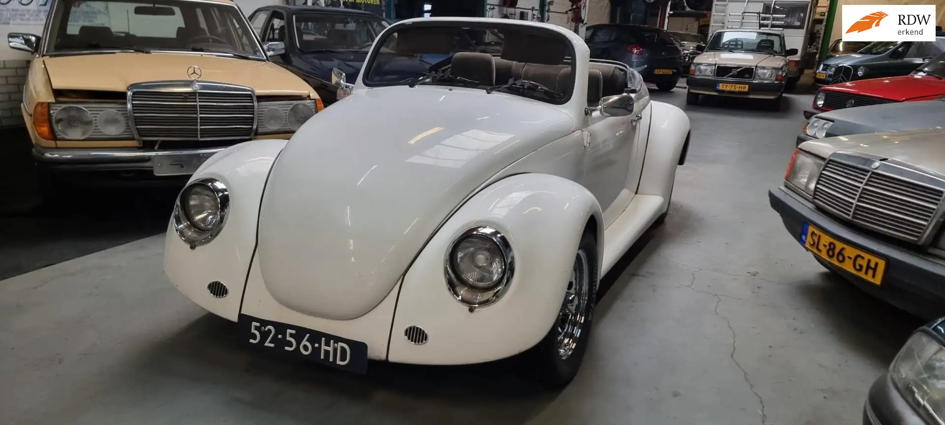 Volkswagen Beetle kever origineel Nederlands!! cabriolet!! Bílá - 1