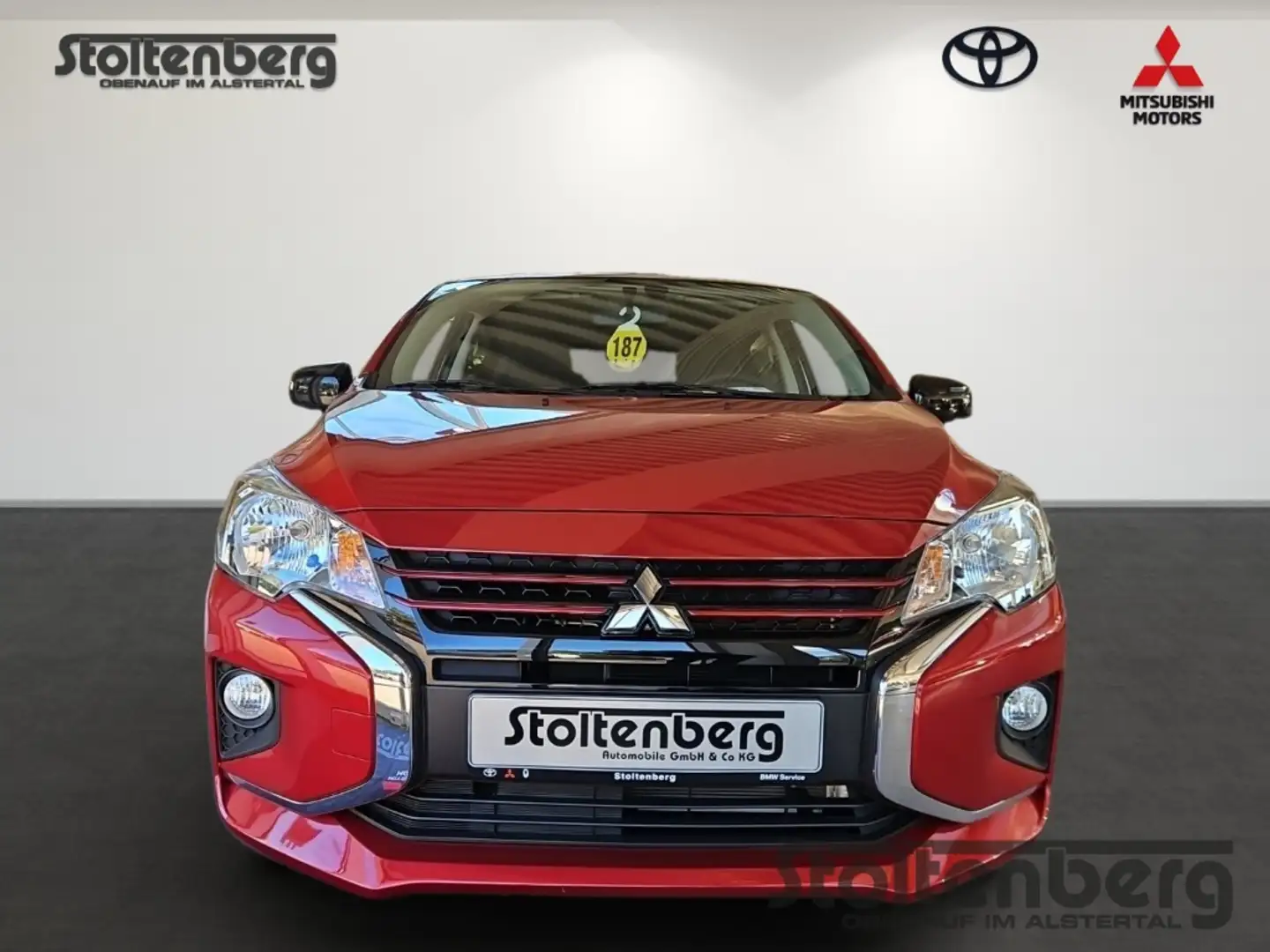 Mitsubishi Space Star 1.2 Select+ Black Apple CarPlay Android Auto Klima Rot - 2