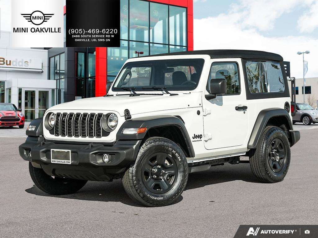 2026 Jeep Wrangler CLEAN CARFAX/1 OWNER/SOFT TOP/AWD/LOW KMS!