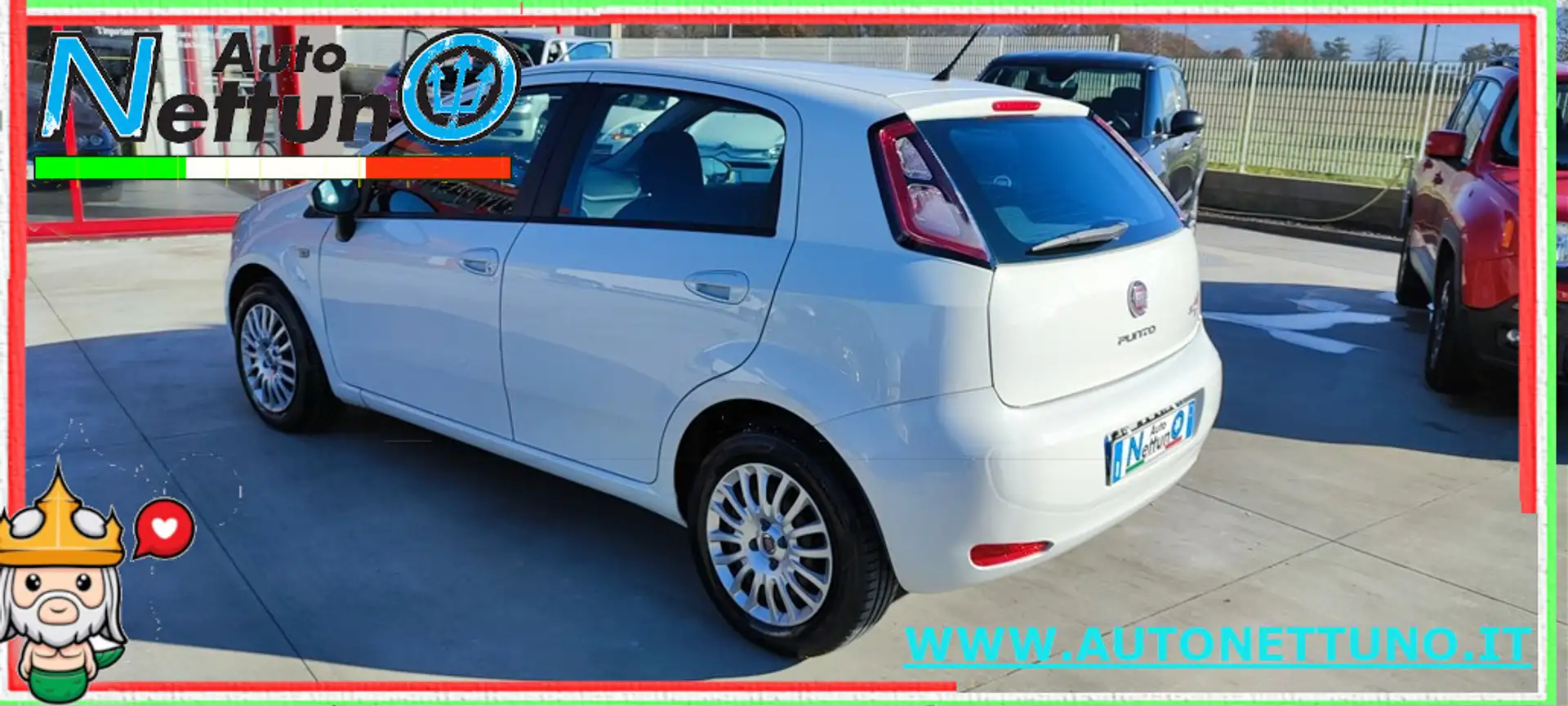 Fiat Punto 1.3 MJT II 75 CV 5 porte Street Blanc - 2