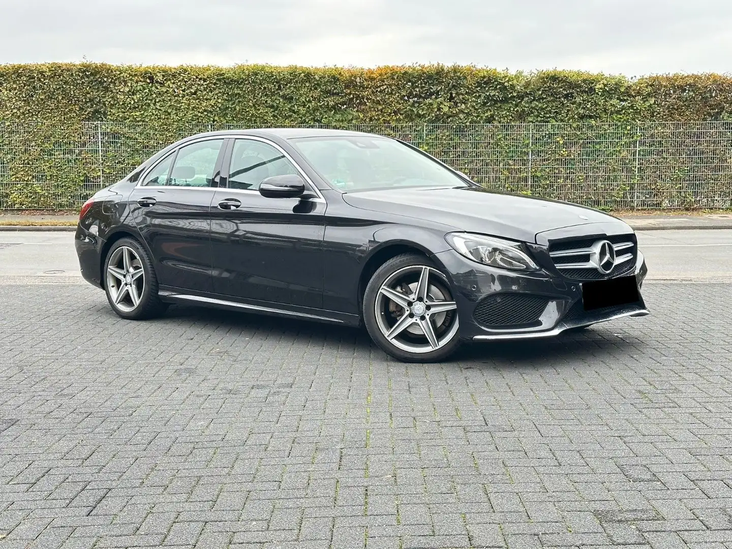 Mercedes-Benz C 220 d AMG Line BT LED Leder Navi PDC Schwarz - 1