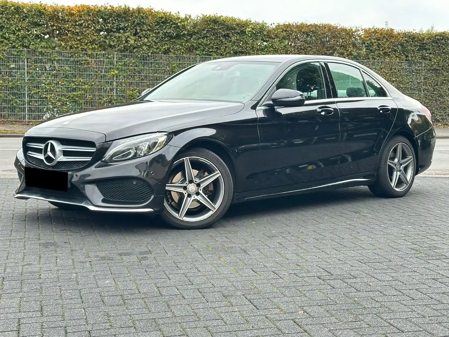 Mercedes-Benz C 220 d AMG Line BT LED Leder Navi PDC Schwarz - 2