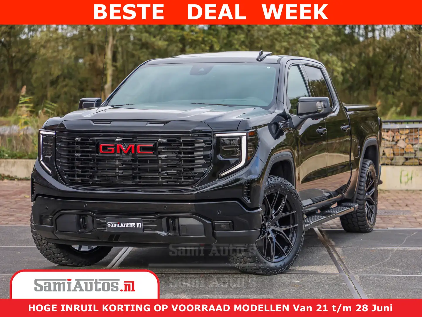 GMC Sierra DENALI 6.2 V8 426PK | Full Option | De Meest Luxe Noir - 1