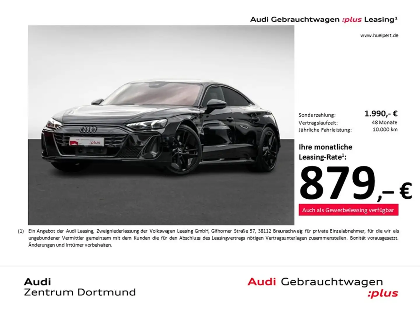 Audi e-tron GT quattro PANO B&O 360°CAM ACC LM21 Schwarz - 1