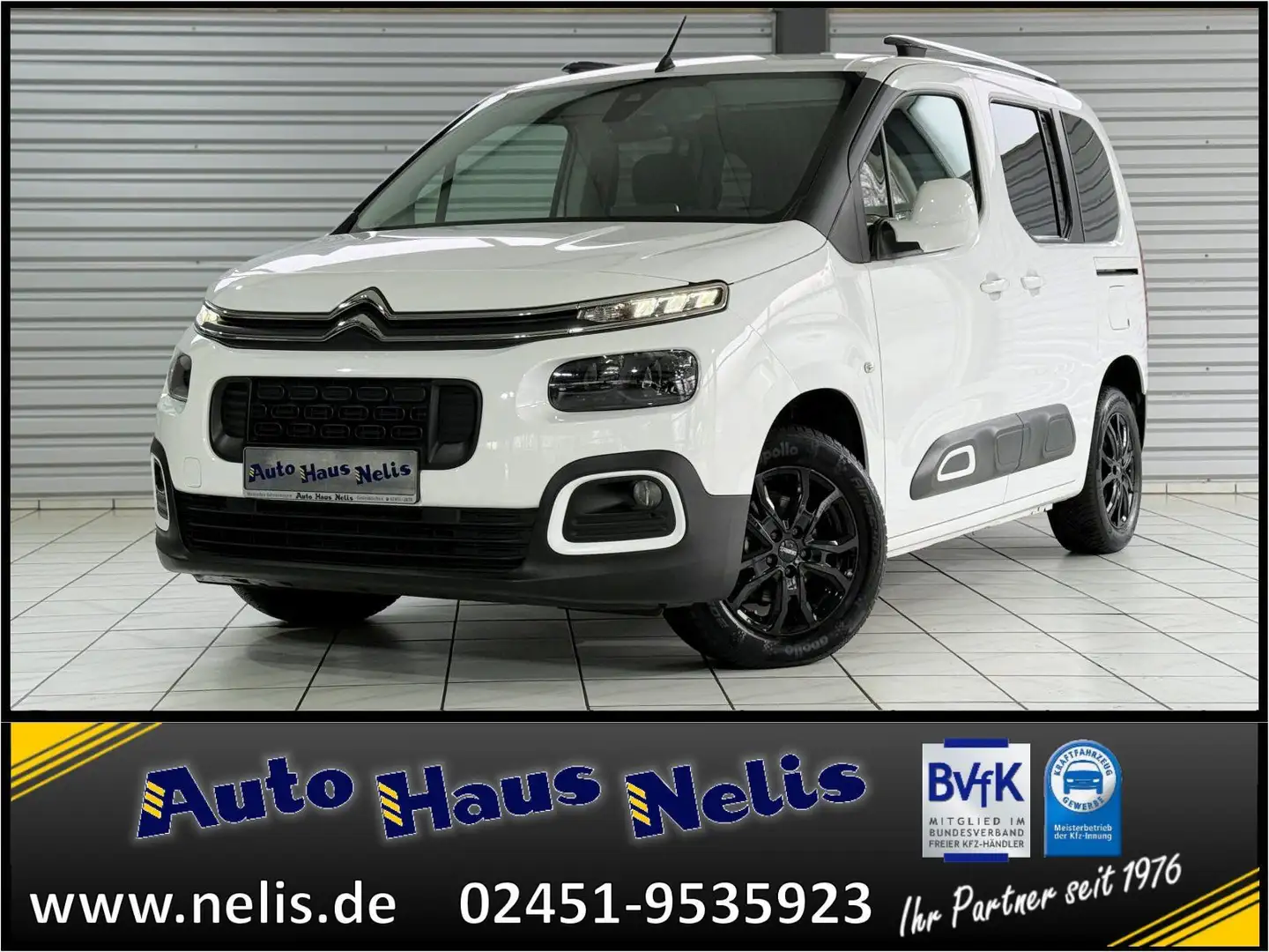 Citroen Berlingo 1,5 BlueHDi FAP Feel M Tempomat DAB PDC Blanc - 1