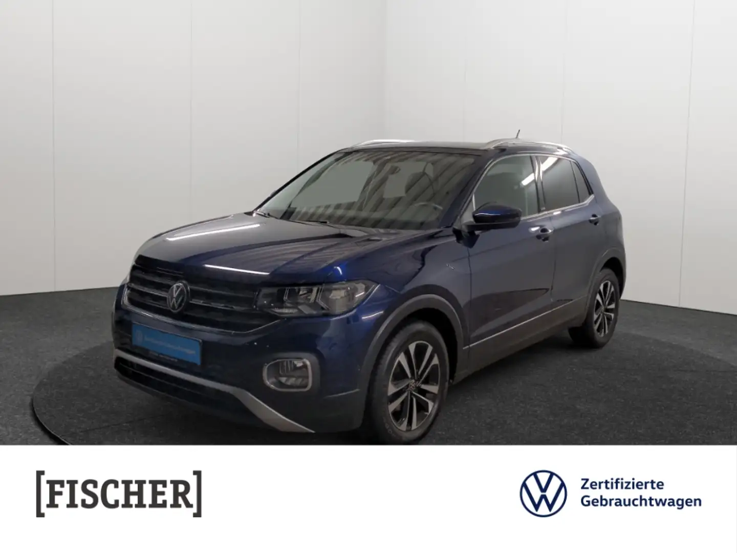 Volkswagen T-Cross 1.0TSI United AHK Navi ACC Carplay Blau - 1