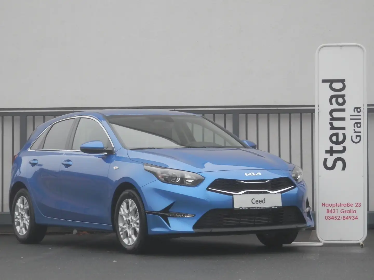 Kia Ceed / cee'd 1,0 T-GDI GPF Silber Blauw - 2