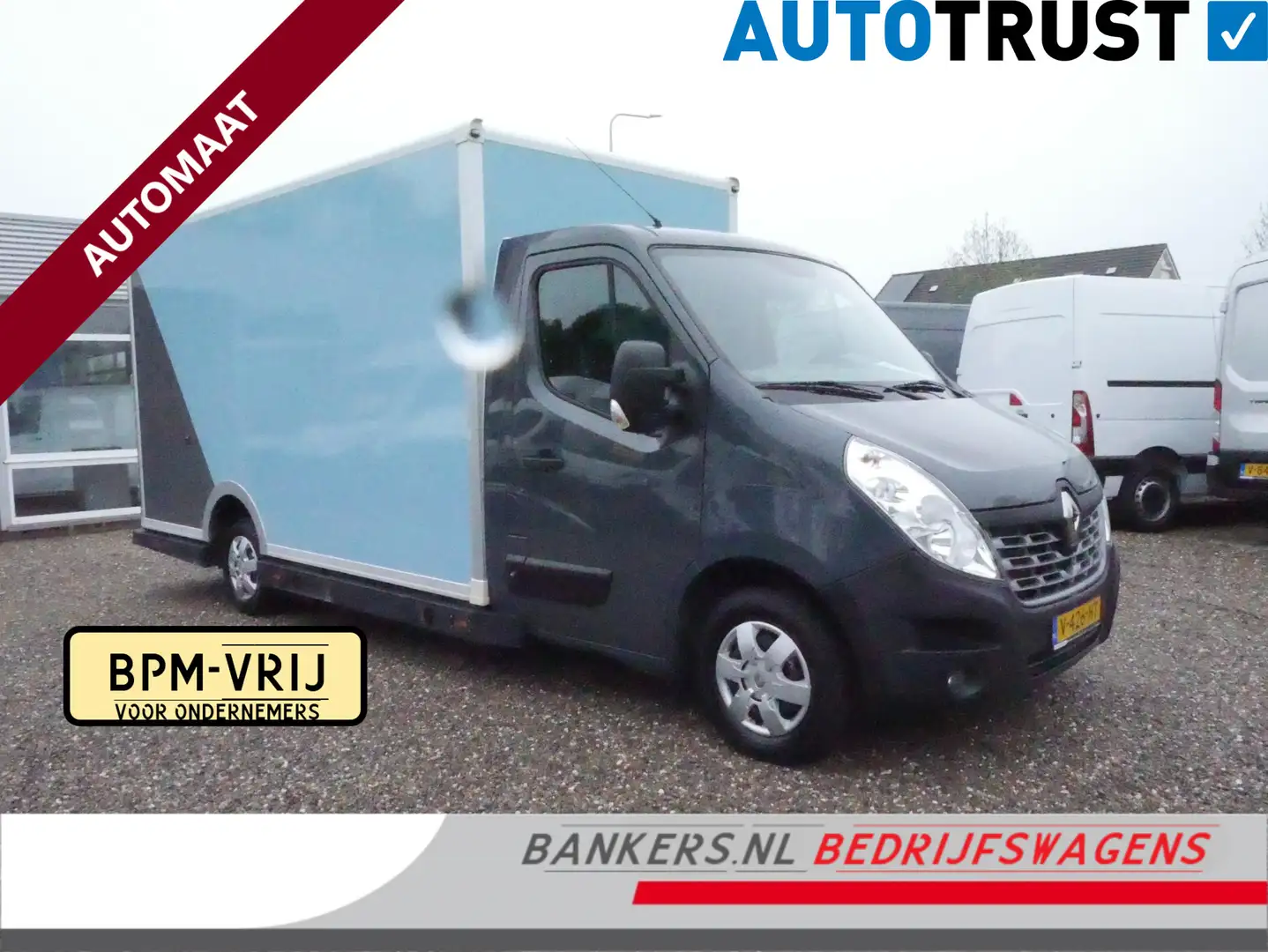 Renault Master 2.3 dCi 170PK Automaat Airco Luchtvering Bakwagen Grijs - 1