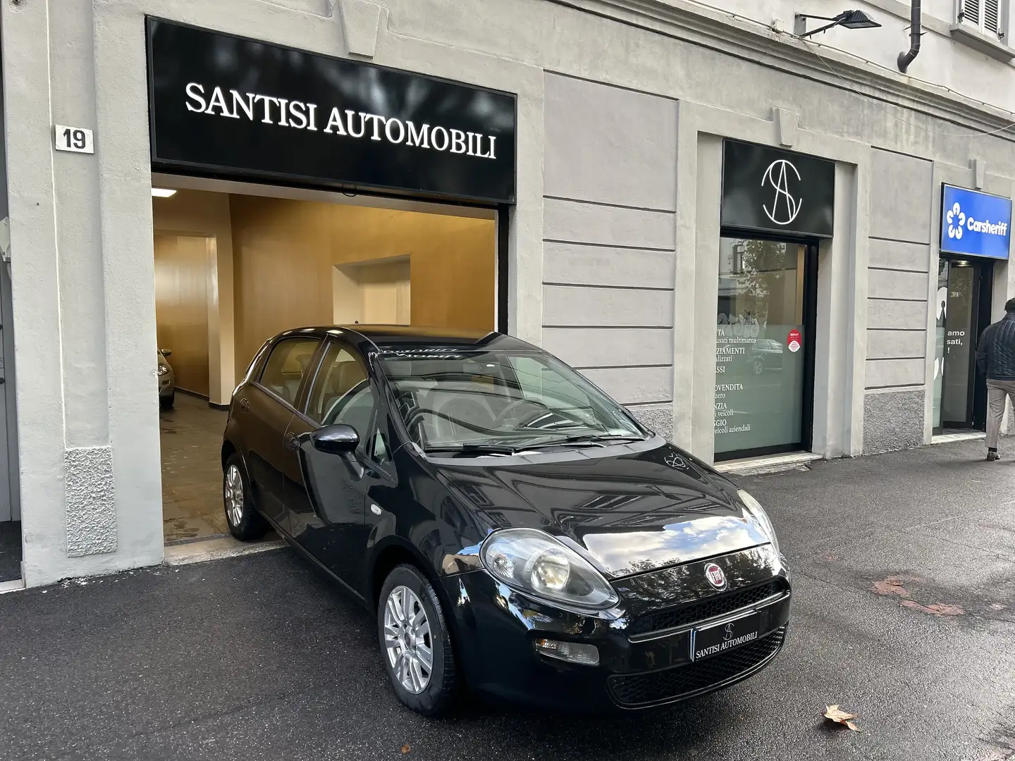 Fiat Punto 1.2 5p Easy EURO 5B | NEOPATENTATI!!! Nero - 1