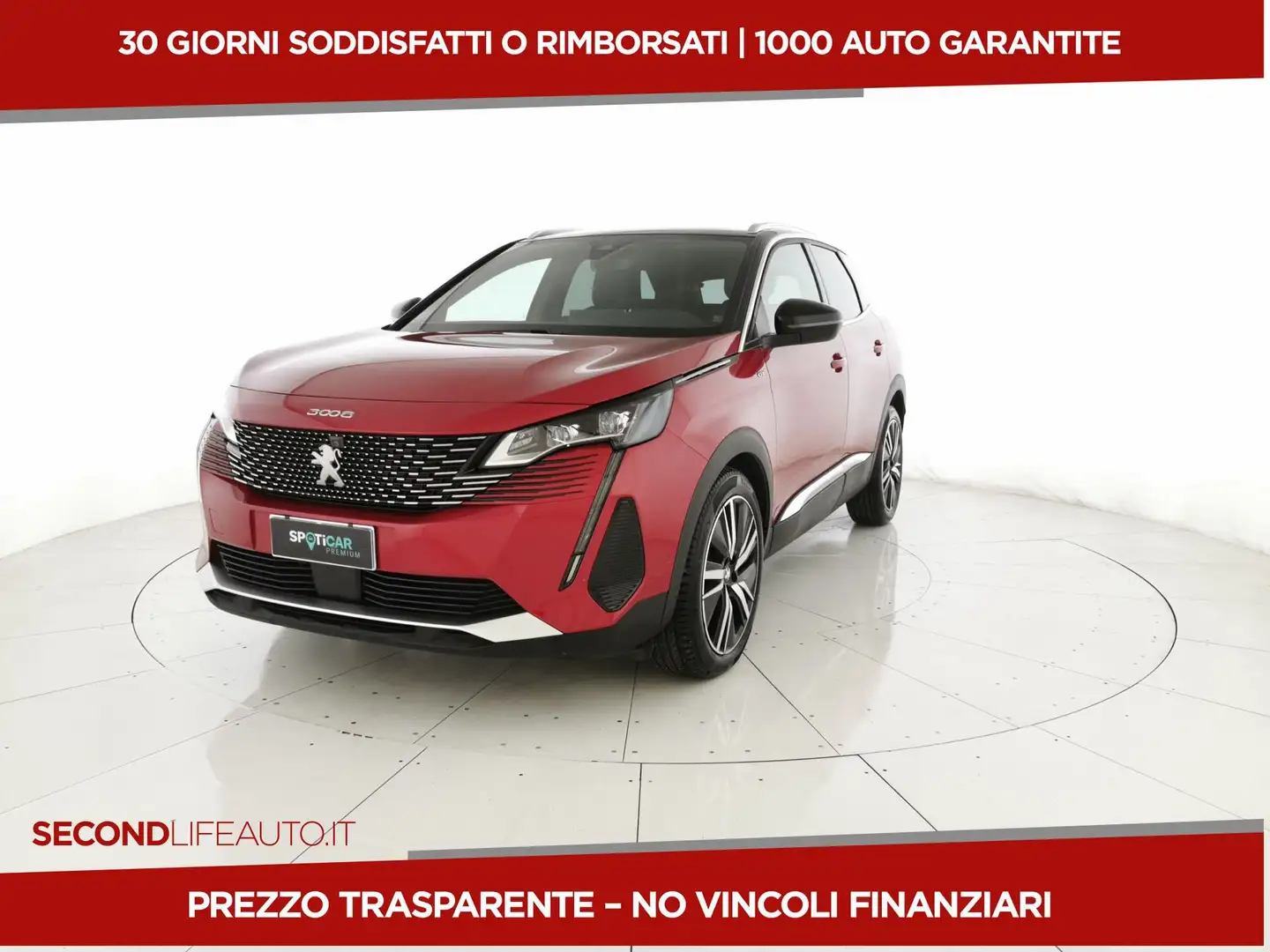 Peugeot 3008 1.5 bluehdi GT Pack s&s 130cv eat8 Rojo - 1