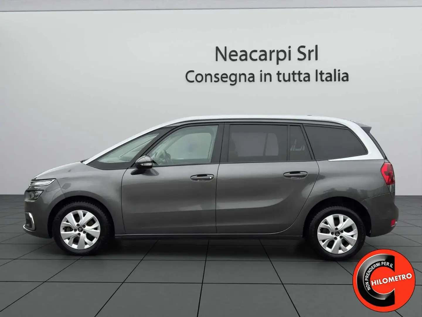 Citroen Grand C4 SpaceTourer BHDi 130 CV EAT8-7 POSTI-NAVI-CRUISE-SENSORI-E6D- Gris - 2