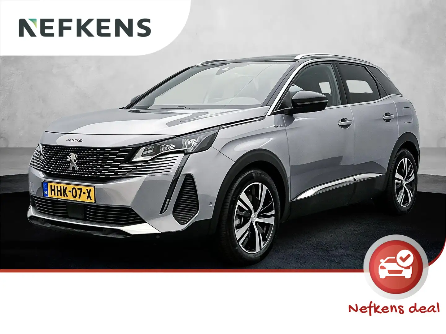 Peugeot 3008 SUV GT Hybrid 225 pk Automaat | Navigatie | Elektr Grijs - 1