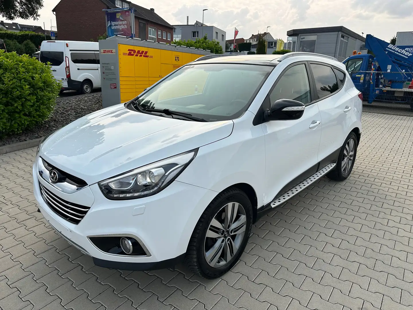 Hyundai iX35 1.7 CRDi 2WD Fifa Leder Navi Panorama Kamera Blanc - 1