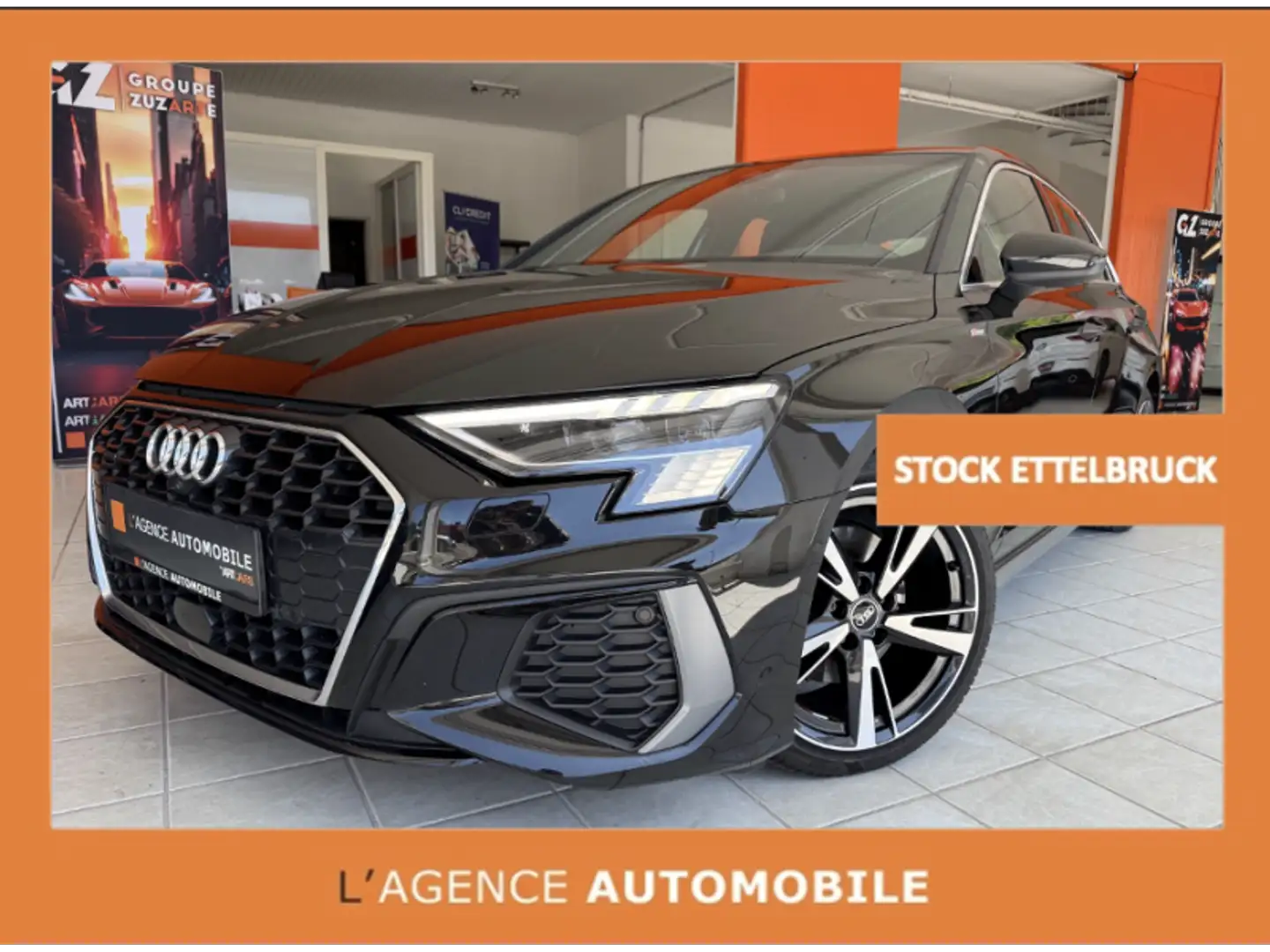 Audi A3 SportBack S-LINE TDI 200CV QUA Noir - 1